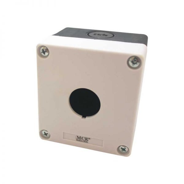 1 Hole empty enclosure greycode MCE-1E